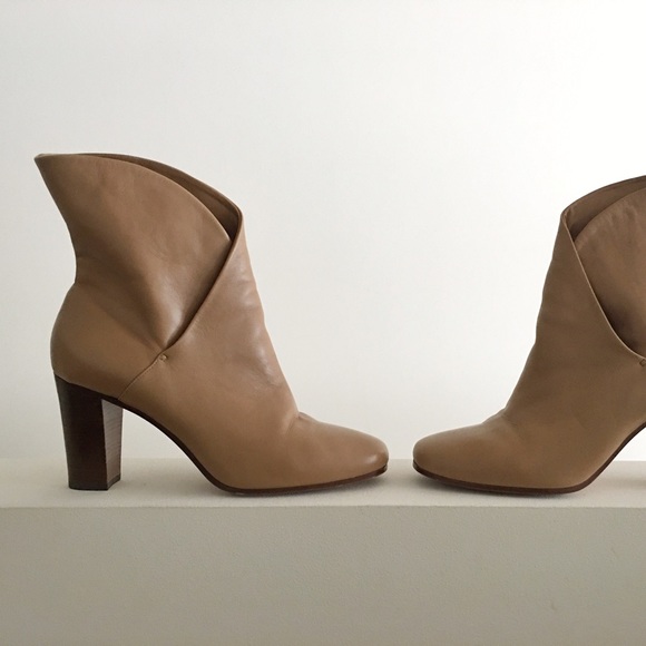 Celine Leather Wrap Boots (41) - Picture 1 of 14